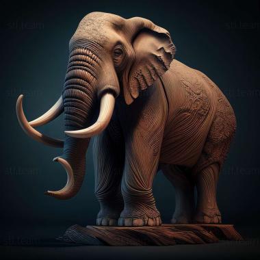 3D model Berezovsky Mammoth famous animal (STL)